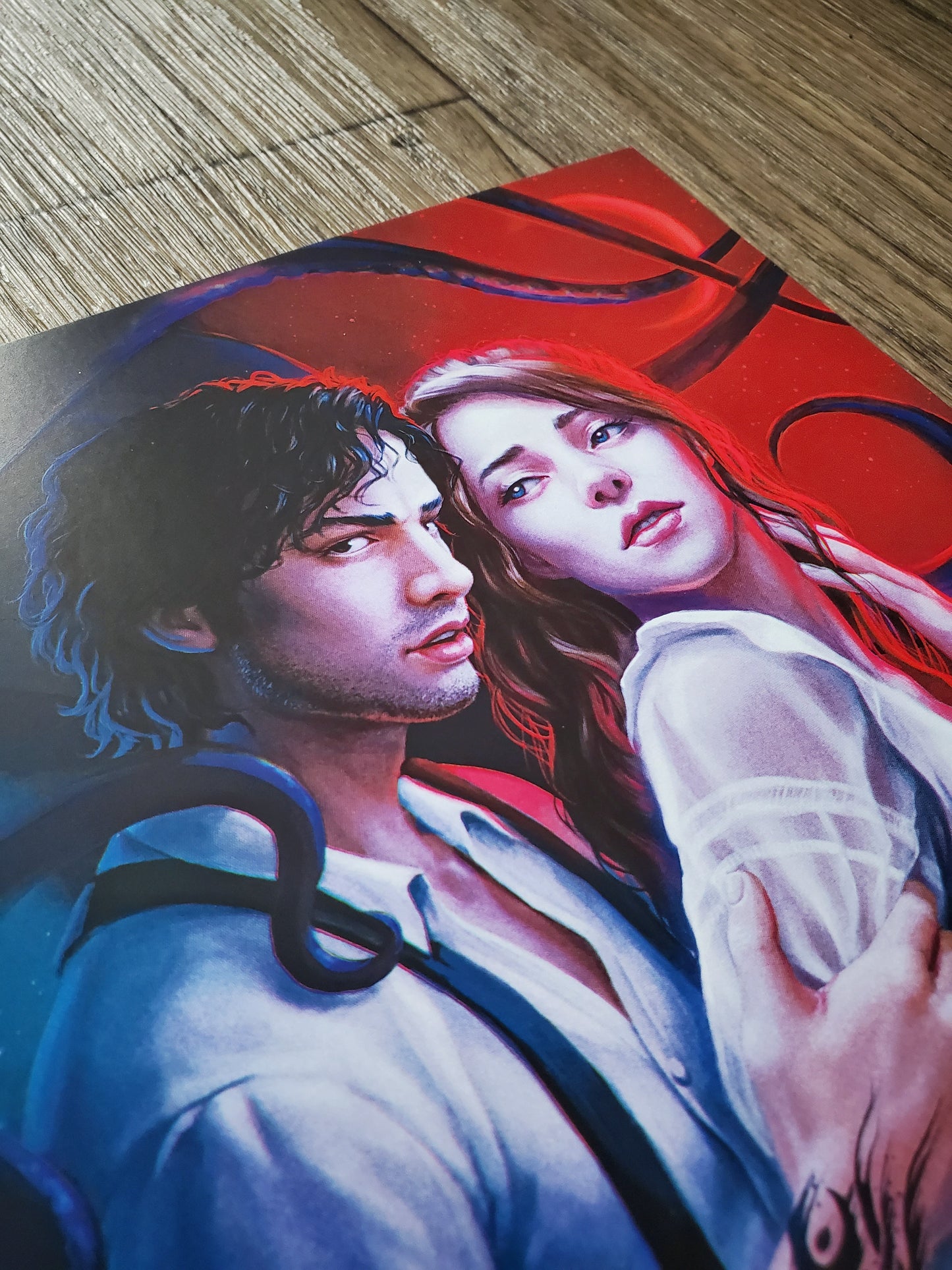 Shadows and Light (original characters) - 8x10 Print