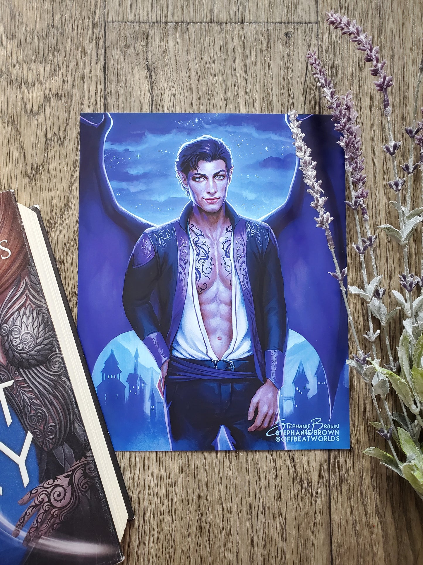 Rhysand, High Lord of the Night Court - 8x10 Print