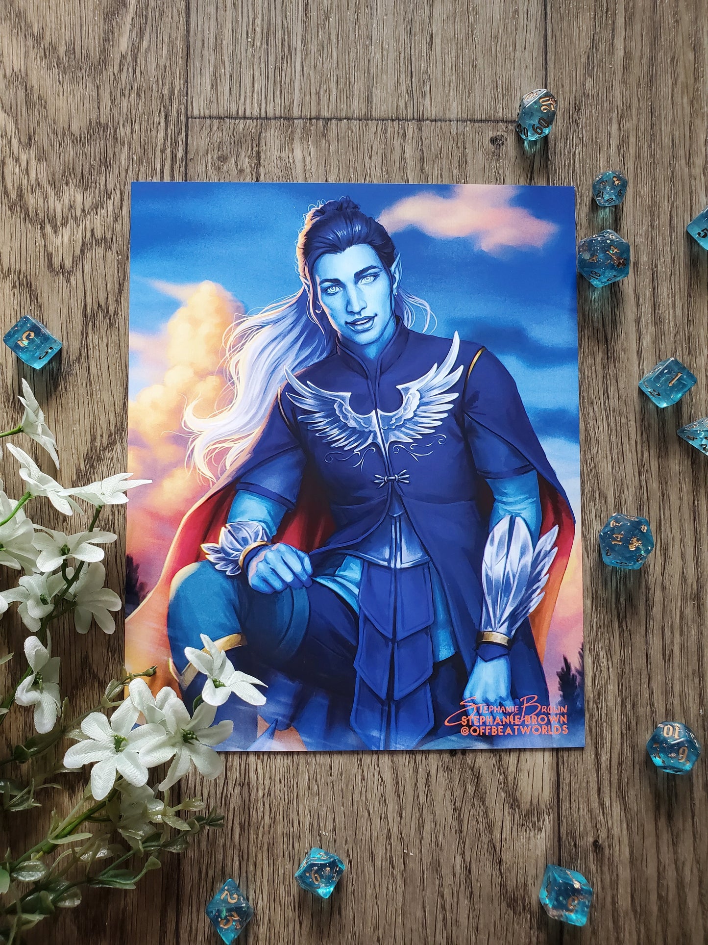 A Bard on the Wind - 8x10 Print