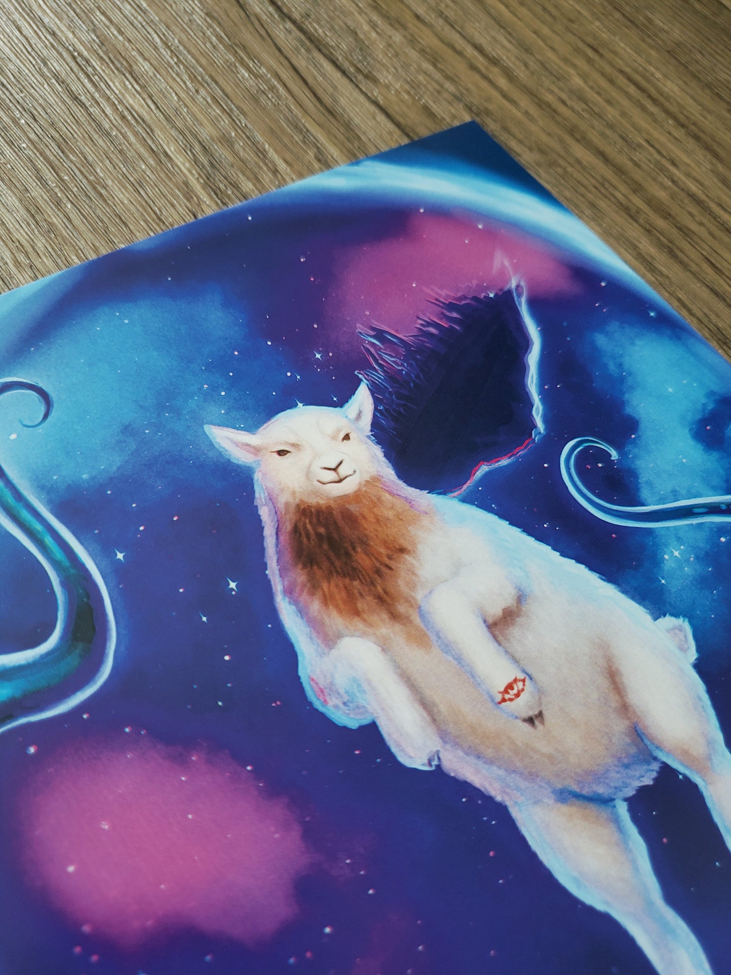 In space, no one can hear you Baaahhh - 8x10 Print