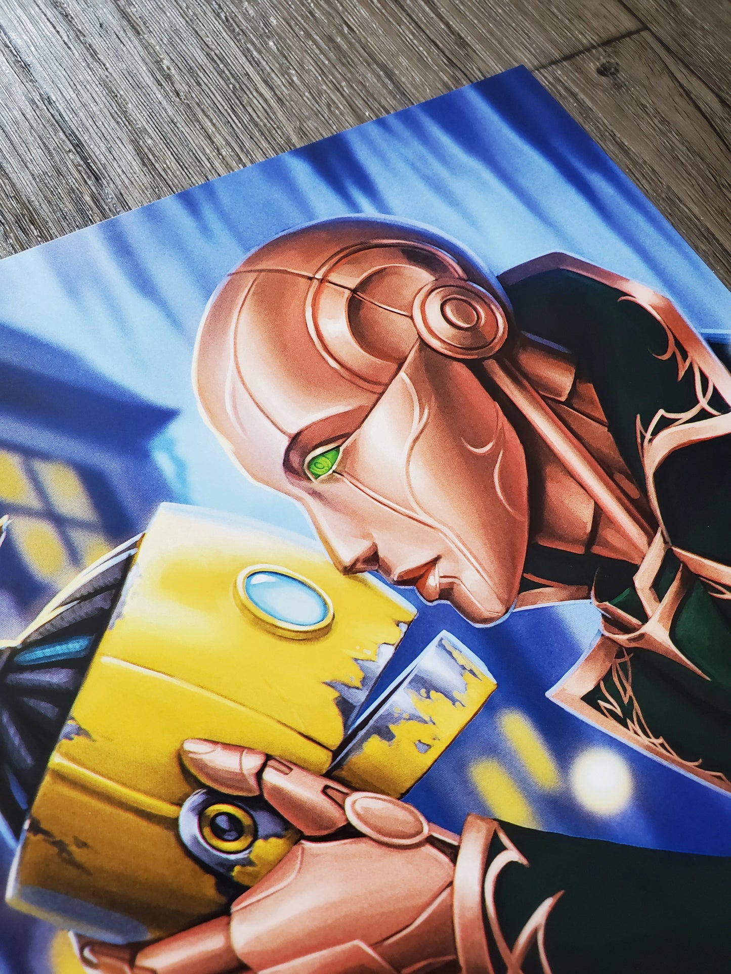 "If my rose-gold cheeks could blush" - 8x10 Print