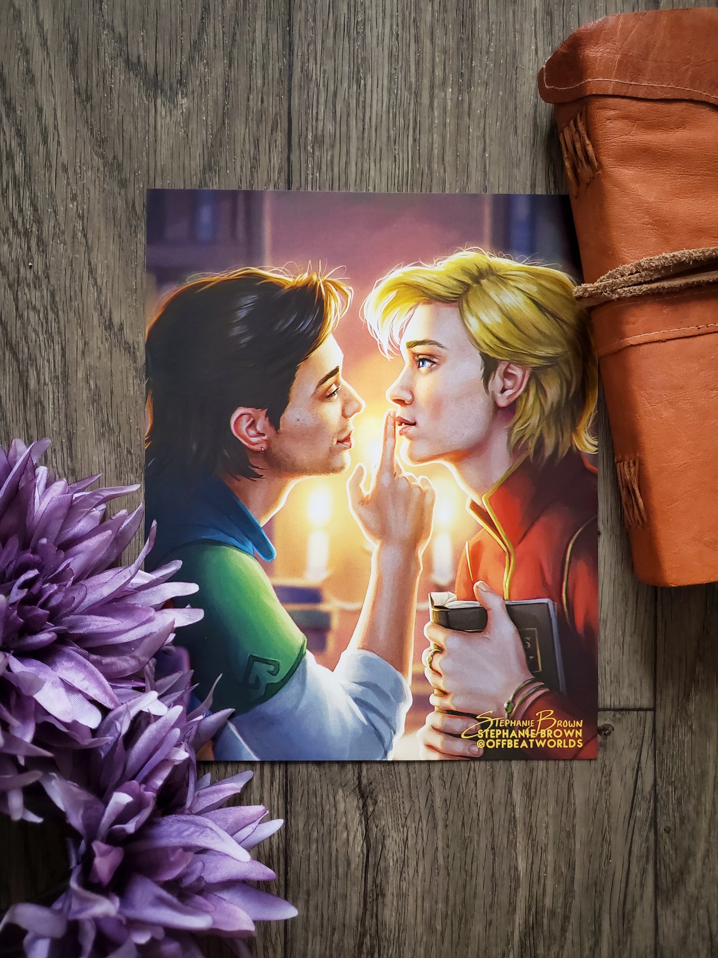 "They don't tell of adventurers who go to bed with older men" - 8x10 Print