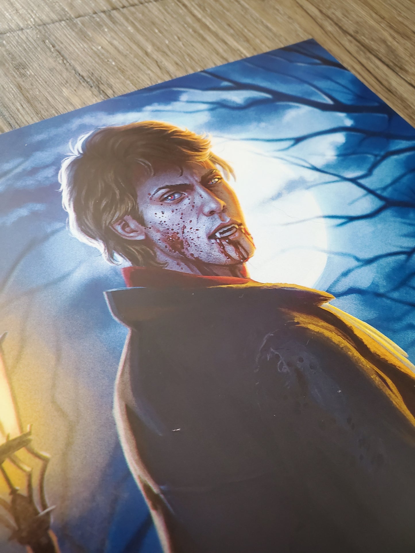Alaric the Vampire (original character) - 8x10 Print