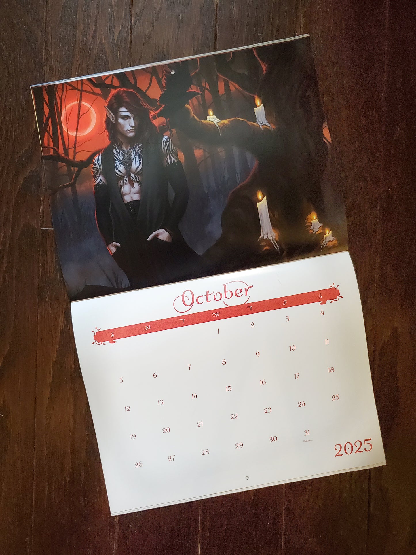"Moody Misprints" Signed B-Grade A Season of Elves 2025 Calendar