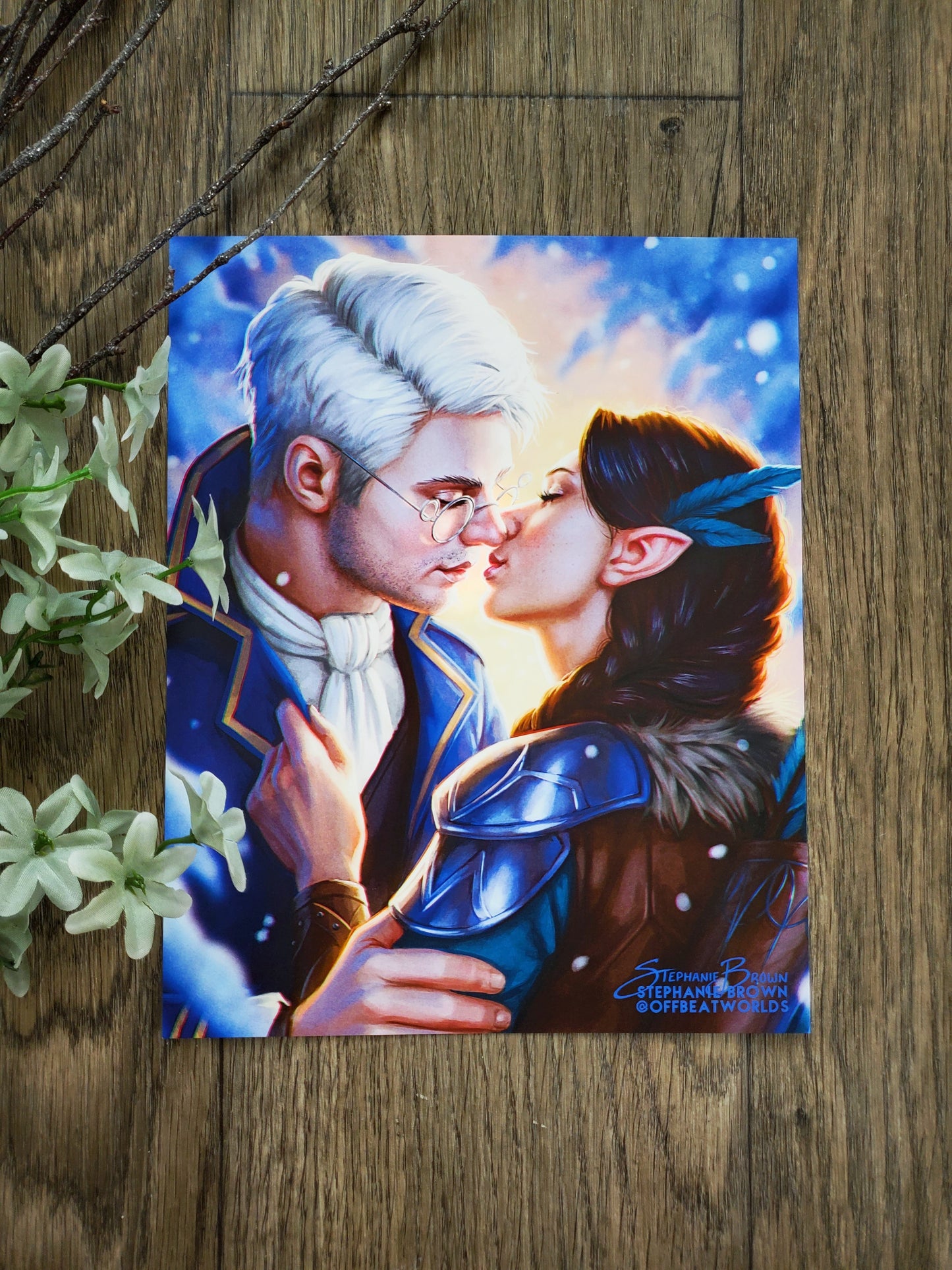"Anything can happen in the woods" - 8x10 Print