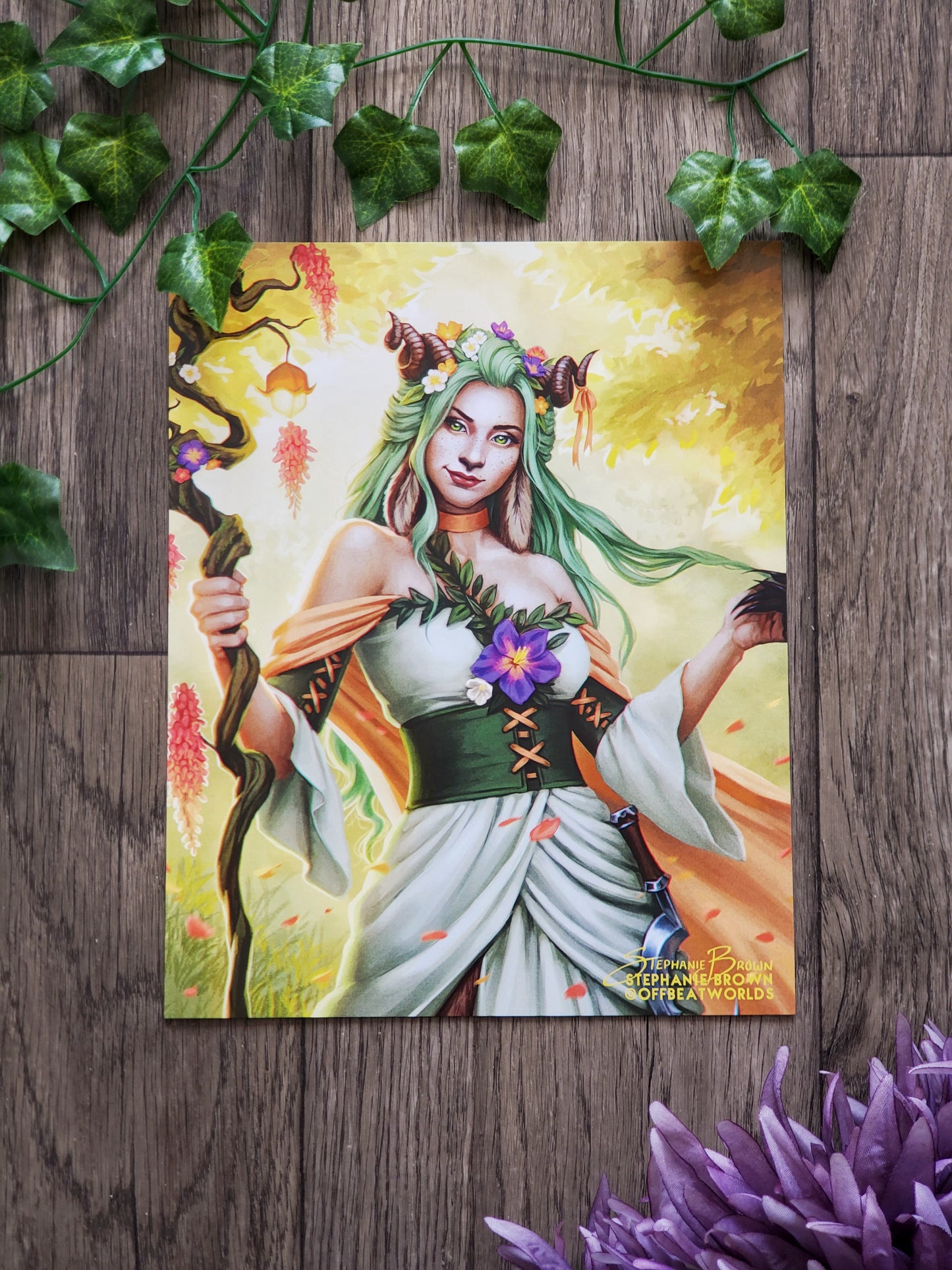 The Wildfire Druid - 8x10 Print
