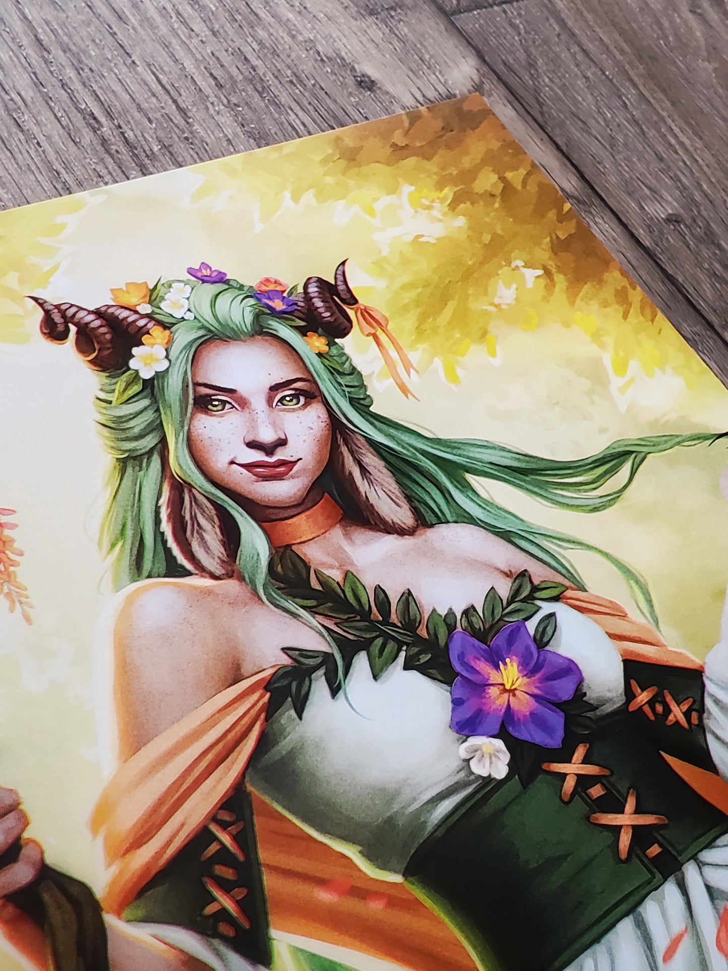 The Wildfire Druid - 8x10 Print