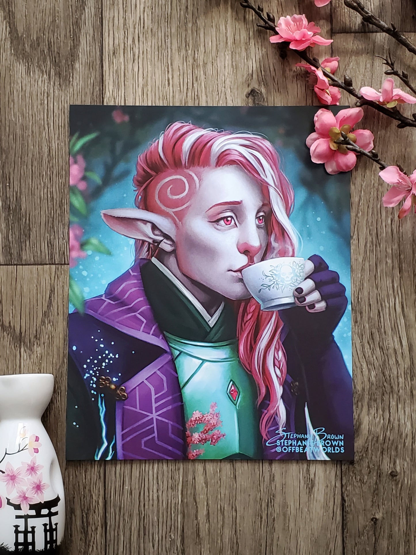 Critical First Sip: Dead People Tea - 8x10 Print