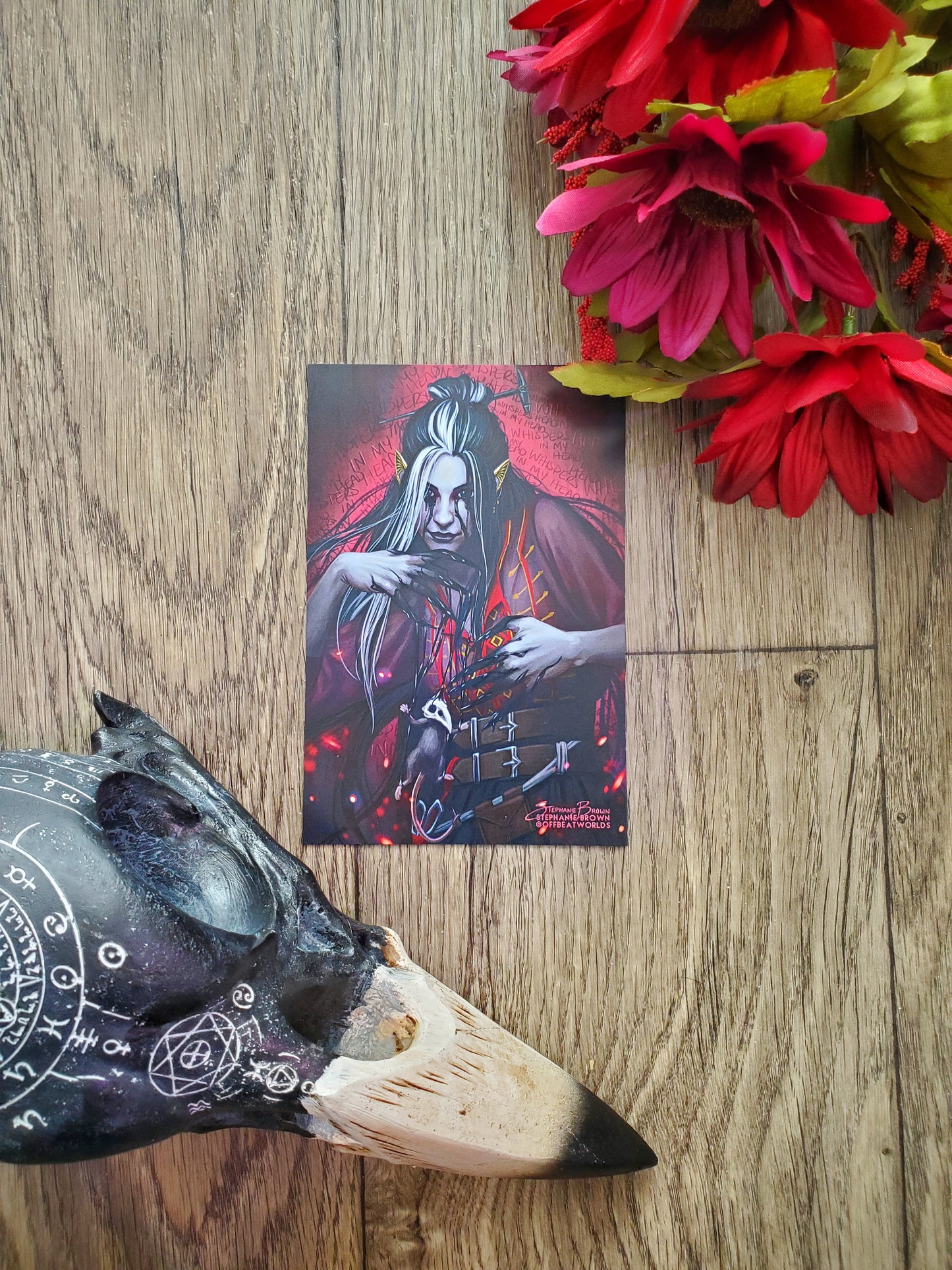 Laudna is Fun Scary - Postcard