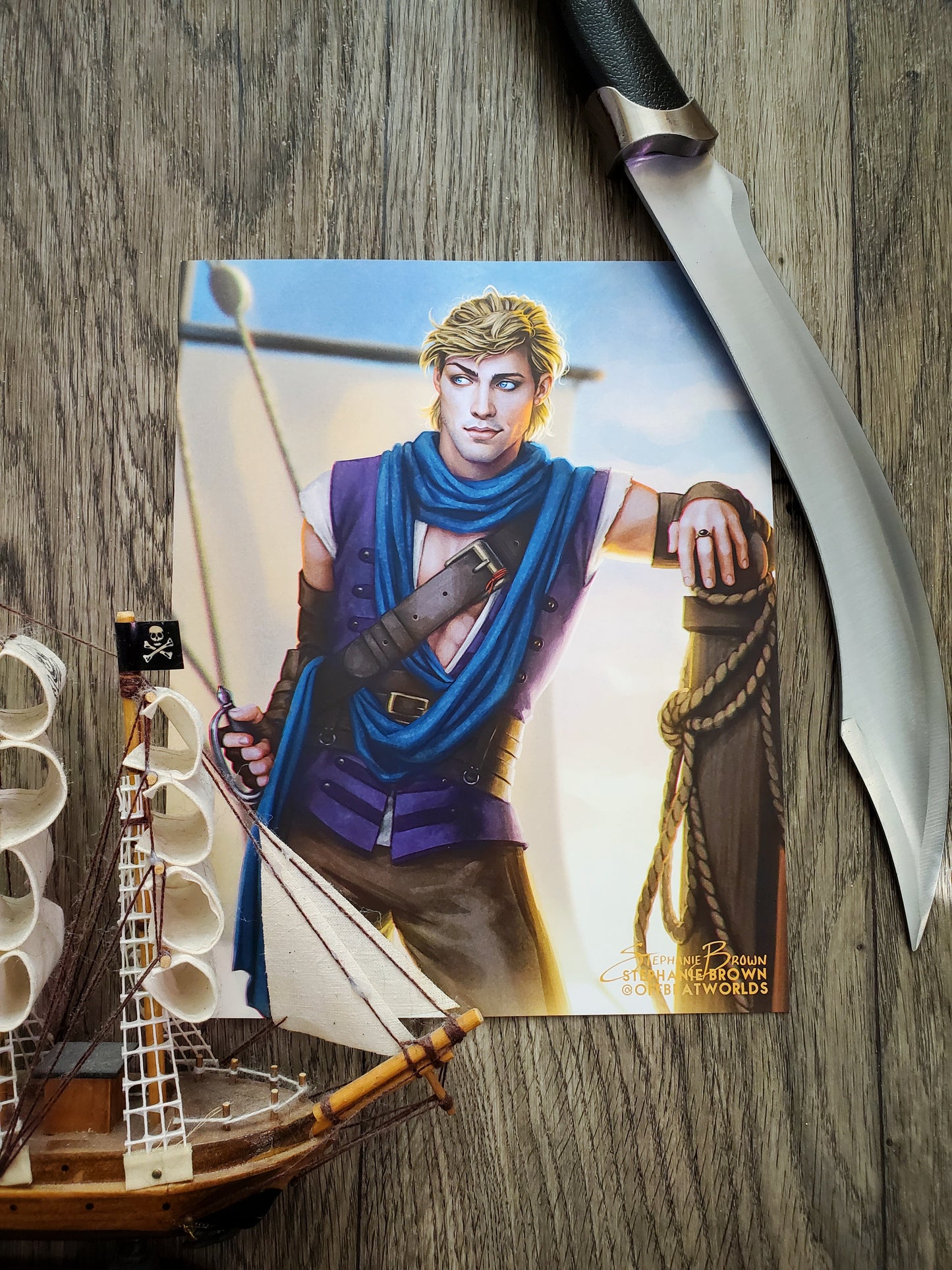 Edward (original character) - 8x10 Print