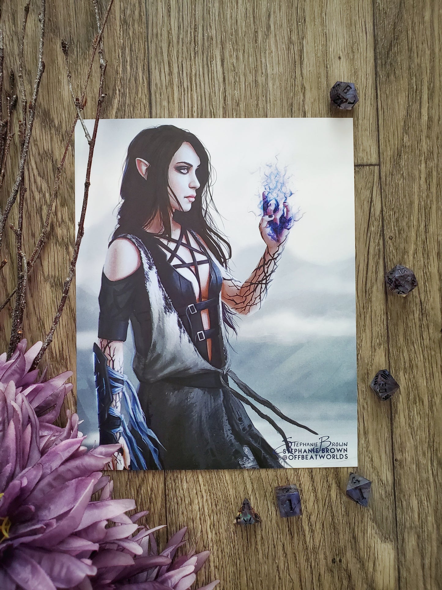 Rah'vyena (original character) - 8x10 Print
