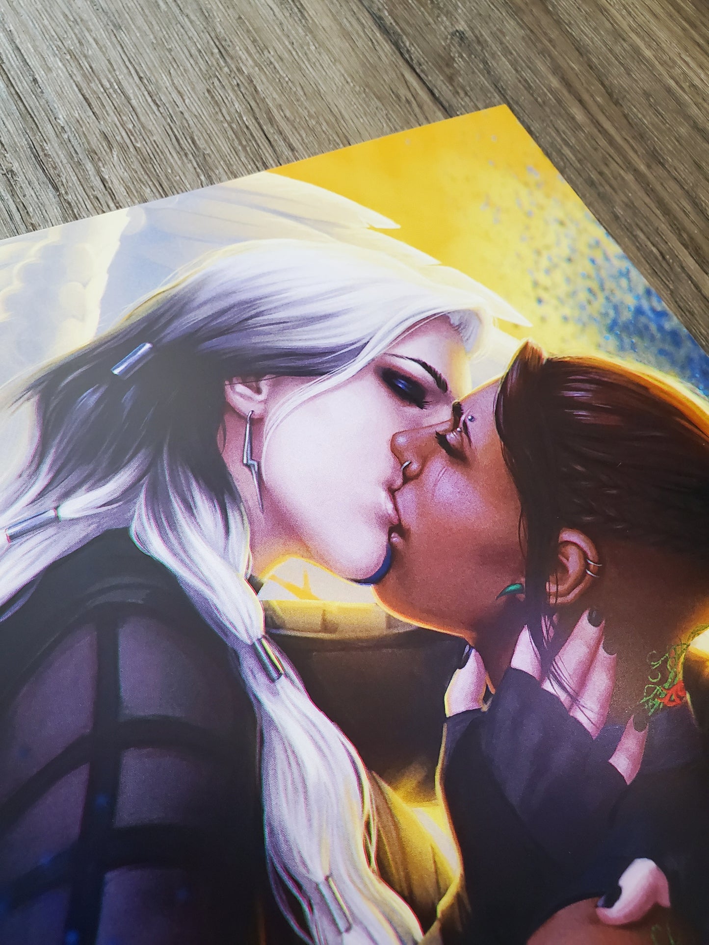 "I fell in love with you in Kamordah"- Amber Version - 8x10 Print
