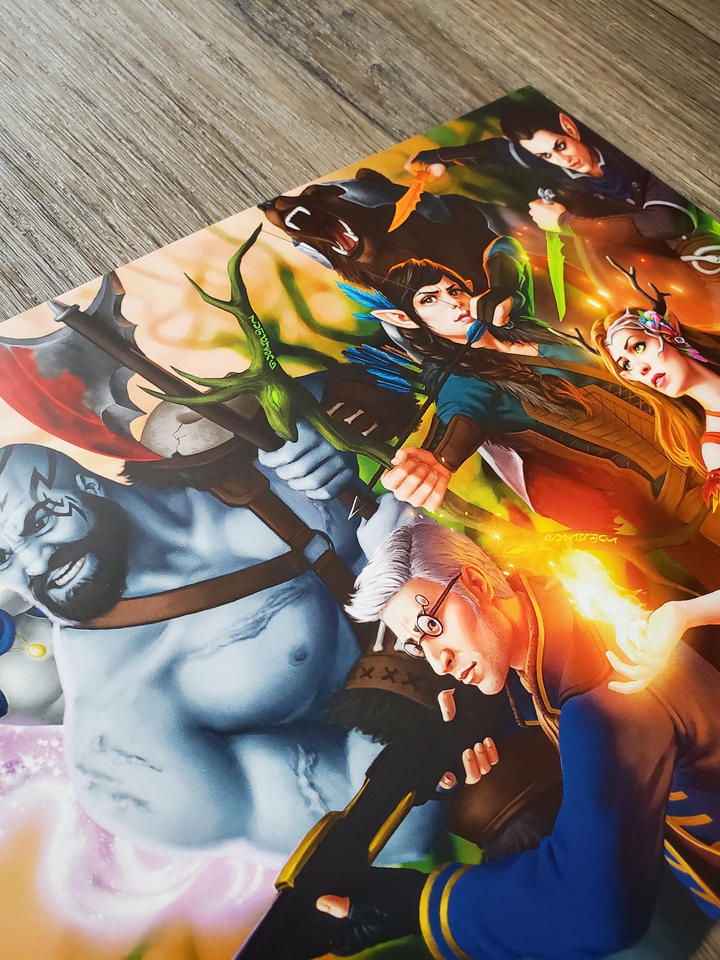 Vox Machina: Roll for Initiative - 12.5x8 Print