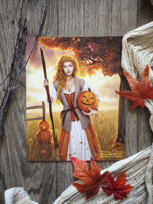 The Harvest Witch - 8x10 Print