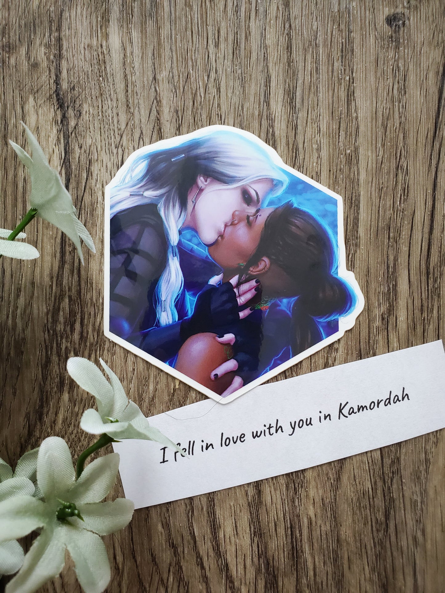 "I fell in love with you in Kamordah" - Sticker