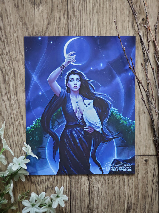 The Lunar Witch - 8x10 Print