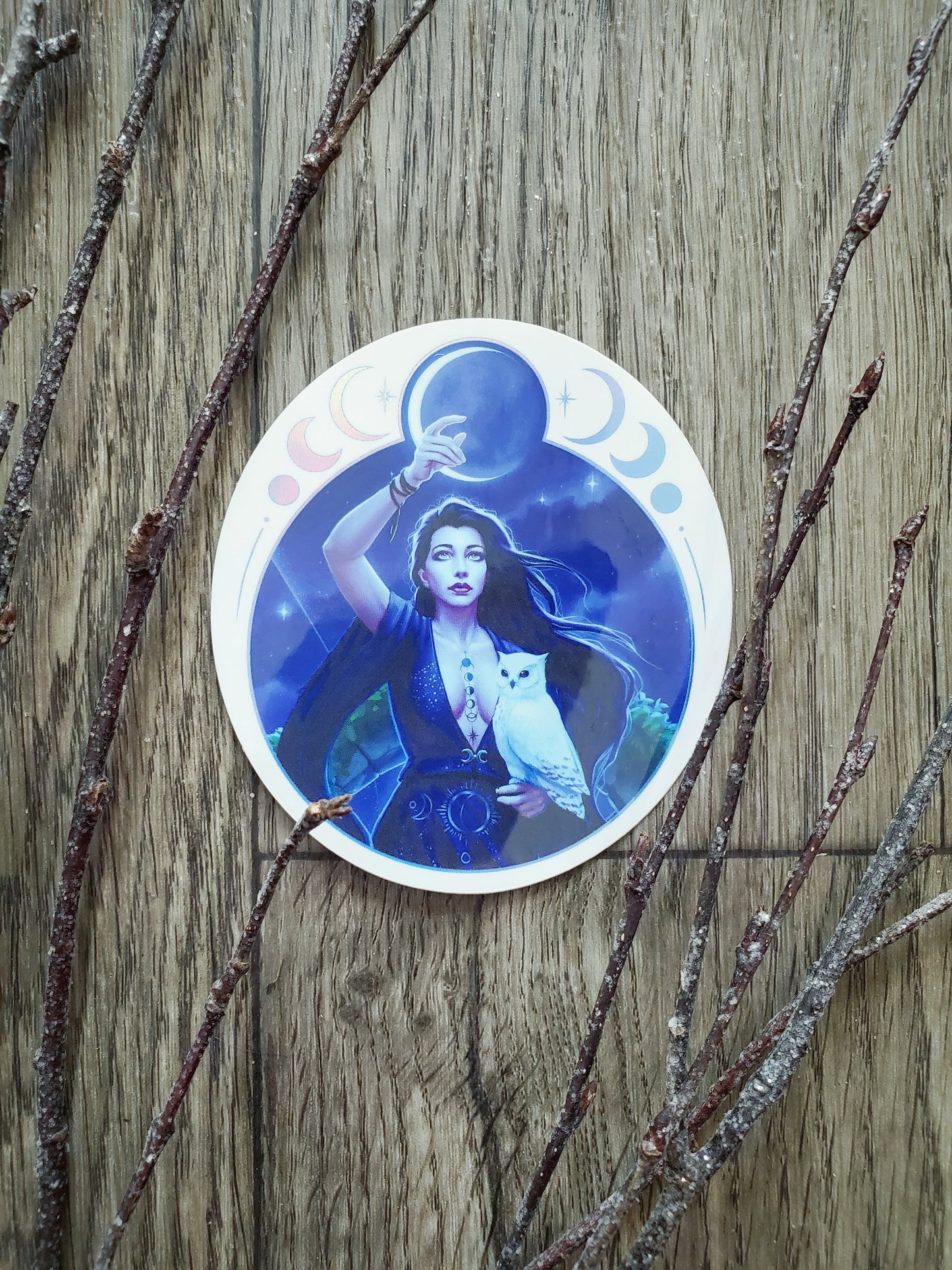 The Lunar Witch - Holographic Sticker