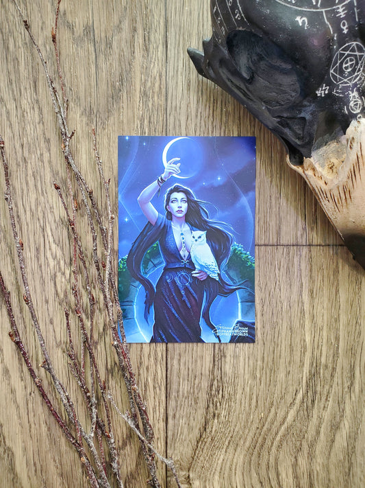 The Lunar Witch - Postcard