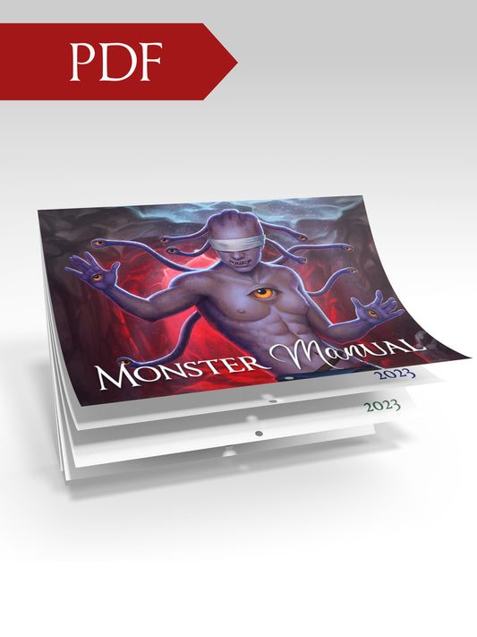 Monster MAN-ual - PDF calendar